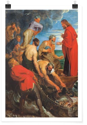 Houseart The Miraculous Draught of Fishes (1), Rubens Peter Paul, Διάσημοι ζωγράφοι, 15 x 20 εκ. Χαρτί | TRISOLV POSTER PAPER PRIME 200 GLOSSY