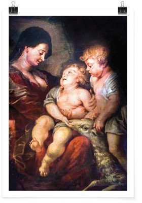 Houseart Mary Baby Jesus Saint John, Rubens Peter Paul, Διάσημοι ζωγράφοι, 15 x 20 εκ. Χαρτί | TRISOLV POSTER PAPER PRIME 200 GLOSSY