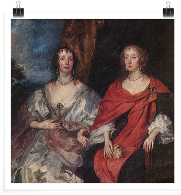 Houseart Portrait of Anna Dalkeith and Lady Anna Kirk, Rubens Peter Paul, Διάσημοι ζωγράφοι, 20 x 20 εκ. Χαρτί | TRISOLV POSTER PAPER PRIME 200 GLOSSY