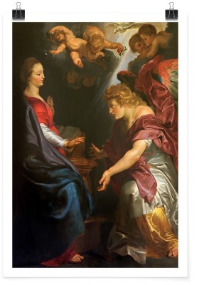 Houseart - ΣΗΜΑΝΤΙΚΟ: Σε περίπτωση διαφοράς τιμής από το κατάστημα ισχύει παντα και μόνο η τιμή του καταστήματος Ο Ευαγγελισμός, Rubens Peter Paul, Διάσημοι ζωγράφοι, 1