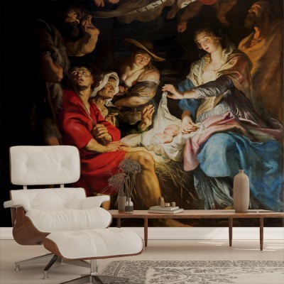 Houseart - ΣΗΜΑΝΤΙΚΟ: Σε περίπτωση διαφοράς τιμής από το κατάστημα ισχύει παντα και μόνο η τιμή του καταστήματος Adoration of the Shepherds, oil on canvas, Rubens Peter