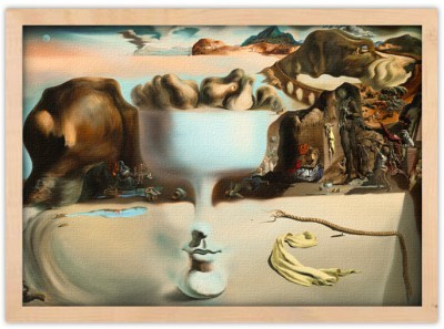 Houseart Apparition of face and fruit dish on a beach, Salvador Dali, Διάσημοι ζωγράφοι, 20 x 15 εκ.