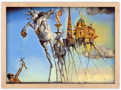 Πίνακες House Art - ΣΗΜΑΝΤΙΚΟ: Σε περίπτωση διαφοράς τιμής από το κατάστημα ισχύει παντα και μόνο η τιμή του καταστήματος The temptation of St. Anthony, Salvador Dali, Διάσημοι