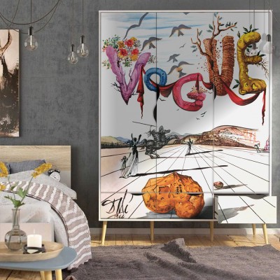 Houseart - ΣΗΜΑΝΤΙΚΟ: Σε περίπτωση διαφοράς τιμής από το κατάστημα ισχύει παντα και μόνο η τιμή του καταστήματος Vogue Cover, Salvador Dali, Διάσημοι ζωγράφοι, 100 x 10