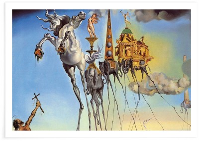 Πίνακες House Art - ΣΗΜΑΝΤΙΚΟ: Σε περίπτωση διαφοράς τιμής από το κατάστημα ισχύει παντα και μόνο η τιμή του καταστήματος The temptation of St. Anthony, 1946, Salvador Dali, Διά