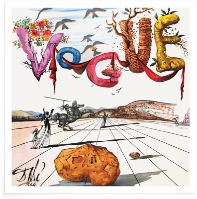 Houseart - ΣΗΜΑΝΤΙΚΟ: Σε περίπτωση διαφοράς τιμής από το κατάστημα ισχύει παντα και μόνο η τιμή του καταστήματος Vogue Cover (1), Salvador Dali, Διάσημοι ζωγράφοι, 20 x