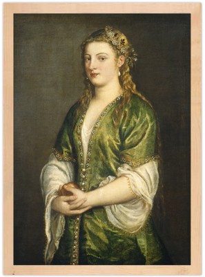 Houseart Portrait of a Lady, Tiziano Vecellio, Διάσημοι ζωγράφοι, 15 x 20 εκ.