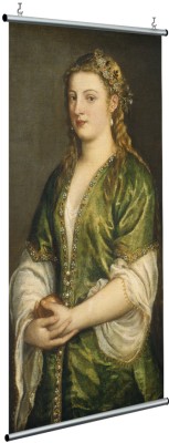 Houseart Portrait of a Lady, 1555, Tiziano Vecellio, Διάσημοι ζωγράφοι, 120 x 250 εκ.