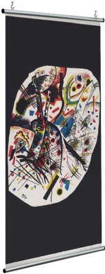 Houseart Αbstract lithograph, Small Worlds 3, 1922, Wassily Kandinsky, Διάσημοι ζωγράφοι, 120 x 250 εκ.