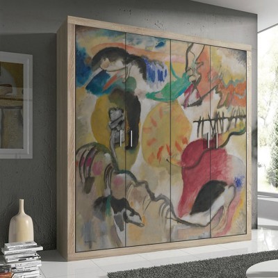 Houseart Improvisation 27, Garden of Love II, Vassily Kandinsky, Διάσημοι ζωγράφοι, 100 x 100 εκ.
