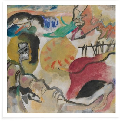Houseart The Garden of Love, Wassily Kandinsky, Διάσημοι ζωγράφοι, 20 x 20 εκ.