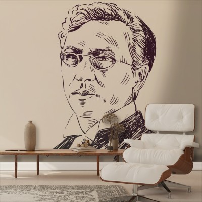 Sketch self portrait, Wassily Kandinsky, Διάσημοι ζωγρά