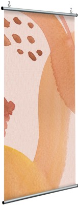 Houseart Πορτοκαλί βουρτσιές, Abstract, Διαχωριστικά Panel, 120 x 250 εκ.