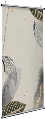 Houseart Αφηρημένο σχέδιο με φύλλα, Line Art, Διαχωριστικά Panel, 120 x 250 εκ.