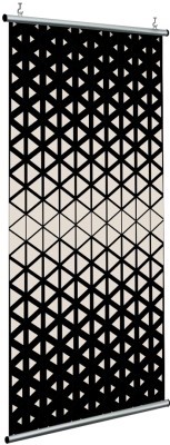 Houseart Ασπρόμαυρο πλέγμα, Abstract, Διαχωριστικά Panel, 120 x 250 εκ.