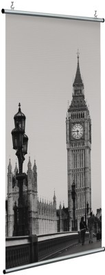 Houseart Big Ben, Ασπρόμαυρα, Διαχωριστικά Panel, 120 x 250 εκ.