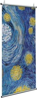 Έναστρη νύχτα, Floral, Διαχωριστικά Panel, 120 x 250 εκ.