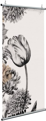 Houseart Ασπρόμαυρη τουλίπα, Floral, Διαχωριστικά Panel, 120 x 250 εκ.