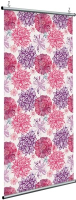 Houseart Μωβ & ροζ άνθη, Floral, Διαχωριστικά Panel, 120 x 250 εκ.