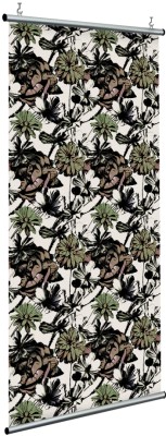 Houseart Σκουρόχρωμα λουλούδια, Floral, Διαχωριστικά Panel, 120 x 250 εκ.