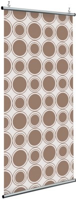 Καφέ κύκλοι, Γεωμετρικά, Διαχωριστικά Panel, 120 x 250 εκ.