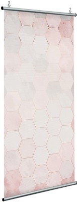 Houseart Ροζ εξάγωνα, Γεωμετρικά, Διαχωριστικά Panel, 120 x 250 εκ.