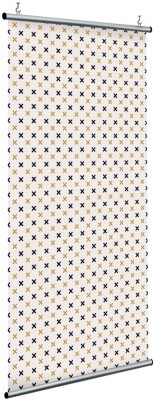 Μαύρο & κίτρινο, Γεωμετρικά, Διαχωριστικά Panel, 120 x 250 εκ.