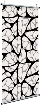 Αφηρημένα ασπρόμαυρα σχέδια, Γεωμετρικά, Διαχωριστικά Panel, 120 x 250 εκ.
