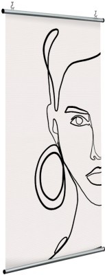 Κοπέλα με σκουλαρίκι, Line Art, Διαχωριστικά Panel, 120 x 250 εκ.