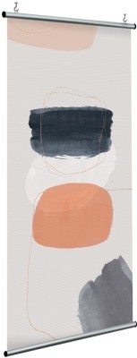 Χρωματιστές πινελιές ζωγραφικής, Line Art, Διαχωριστικά Panel, 120 x 250 εκ.