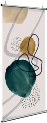 Houseart Green circle, Line Art, Διαχωριστικά Panel, 120 x 250 εκ.