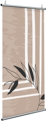 Plant in beige painting, Line Art, Διαχωριστικά Panel, 120 x 250 εκ.