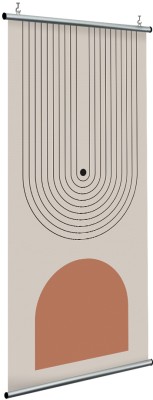 Houseart Orange shape, Line Art, Διαχωριστικά Panel, 120 x 250 εκ.