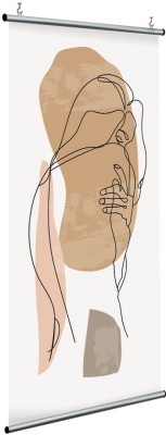 Πλάτη γυναίκας, Line Art, Διαχωριστικά Panel, 120 x 250 εκ.