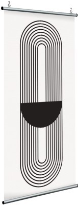 Κυλινδρικός σχηματισμός, Line Art, Διαχωριστικά Panel, 120 x 250 εκ.