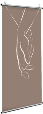 Ένωση χεριών, Line Art, Διαχωριστικά Panel, 120 x 250 εκ.