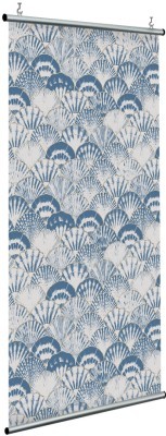 Μοτίβο με μπλε κοχύλια, Line Art, Διαχωριστικά Panel, 120 x 250 εκ.