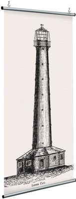 Houseart Φάρος σε σκίτσο, Ναυτικά, Διαχωριστικά Panel, 120 x 250 εκ.
