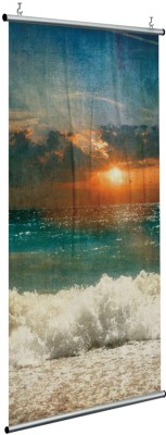 Houseart Ηλίοβασίλεμα με τρικυμμία, Ναυτικά, Διαχωριστικά Panel, 120 x 250 εκ.
