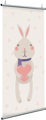 Κουνελάκι με καρδιά, Παιδικά, Διαχωριστικά Panel, 120 x 250 εκ.