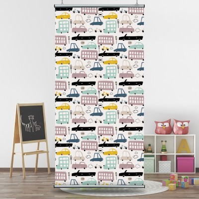 Αμάξια και λεωφορεία, Παιδικά, Διαχωριστικά Panel, 120 x 250 εκ.