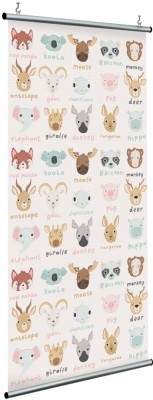 Μαθαίνω τα ζωάκια, Παιδικά, Διαχωριστικά Panel, 120 x 250 εκ.