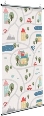 Houseart Μικρή πόλη, Παιδικά, Διαχωριστικά Panel, 120 x 250 εκ.