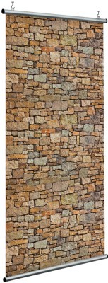 Ακανόνιστες πέτρες, Πέτρα - Ξύλο, Διαχωριστικά Panel, 120 x 250 εκ.