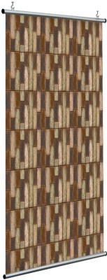 Ξύλινο φόντο, Πέτρα - Ξύλο, Διαχωριστικά Panel, 120 x 250 εκ.