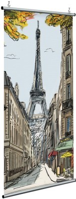 Το Παρίσι σε ελαιογραφία, Πόλεις, Διαχωριστικά Panel, 120 x 250 εκ.