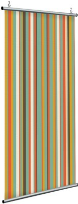 Κάθετες έγχρωμες λεπτές γραμμές, Ριγέ, Διαχωριστικά Panel, 120 x 250 εκ.