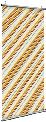 Houseart Πλάγιες κίτρινες ρίγες, Ριγέ, Διαχωριστικά Panel, 120 x 250 εκ.