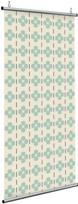 Houseart Πράσινα λουλούδια, Ριγέ, Διαχωριστικά Panel, 120 x 250 εκ.