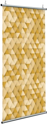 Houseart Χρυσά τρίγωνα, Ριγέ, Διαχωριστικά Panel, 120 x 250 εκ.